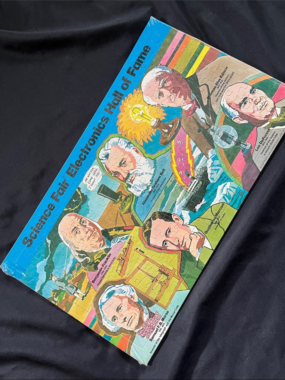 1976 RADIO SHACK Puzzle Electronics Hall Of Fame Franklin Bell Edison Morse+ NIP